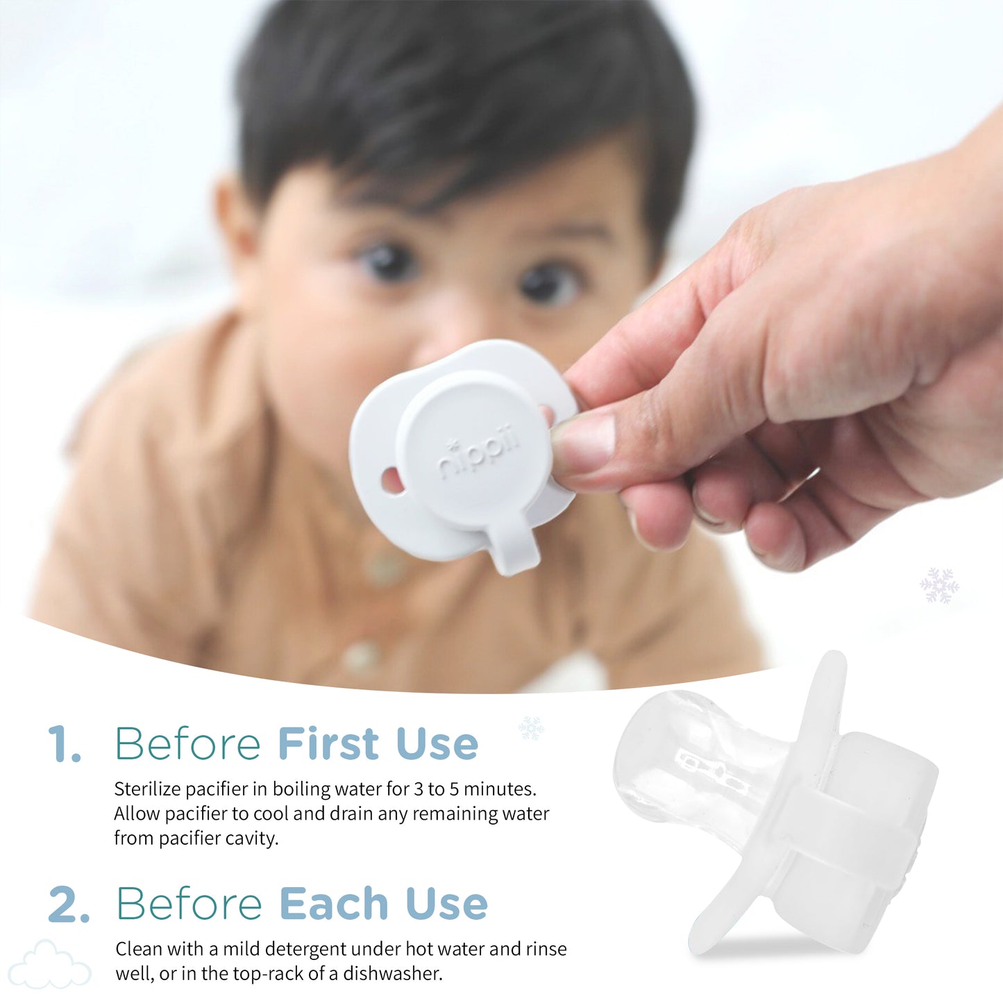 Orthodontic Freezable Teething Pacifier