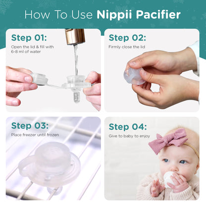 How to use the Nippii teether pacifier
