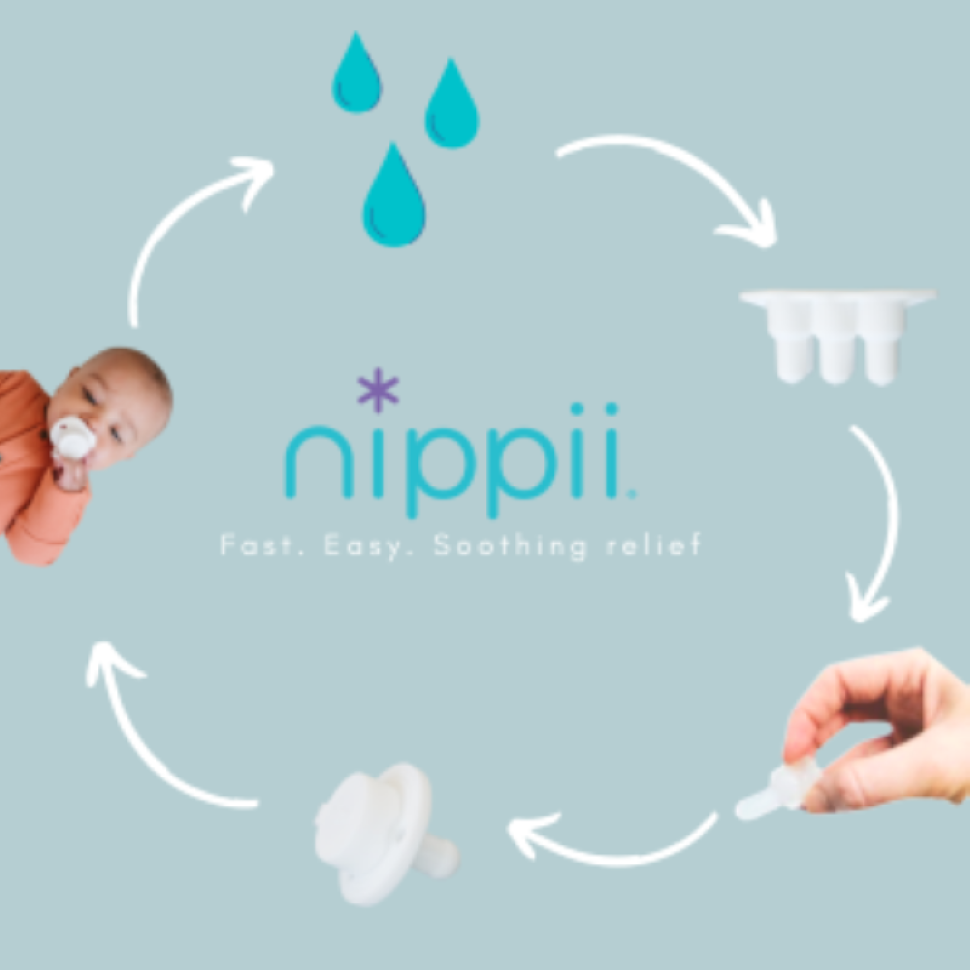 Nippii® Freezable Pacifier Ice Cube Tray