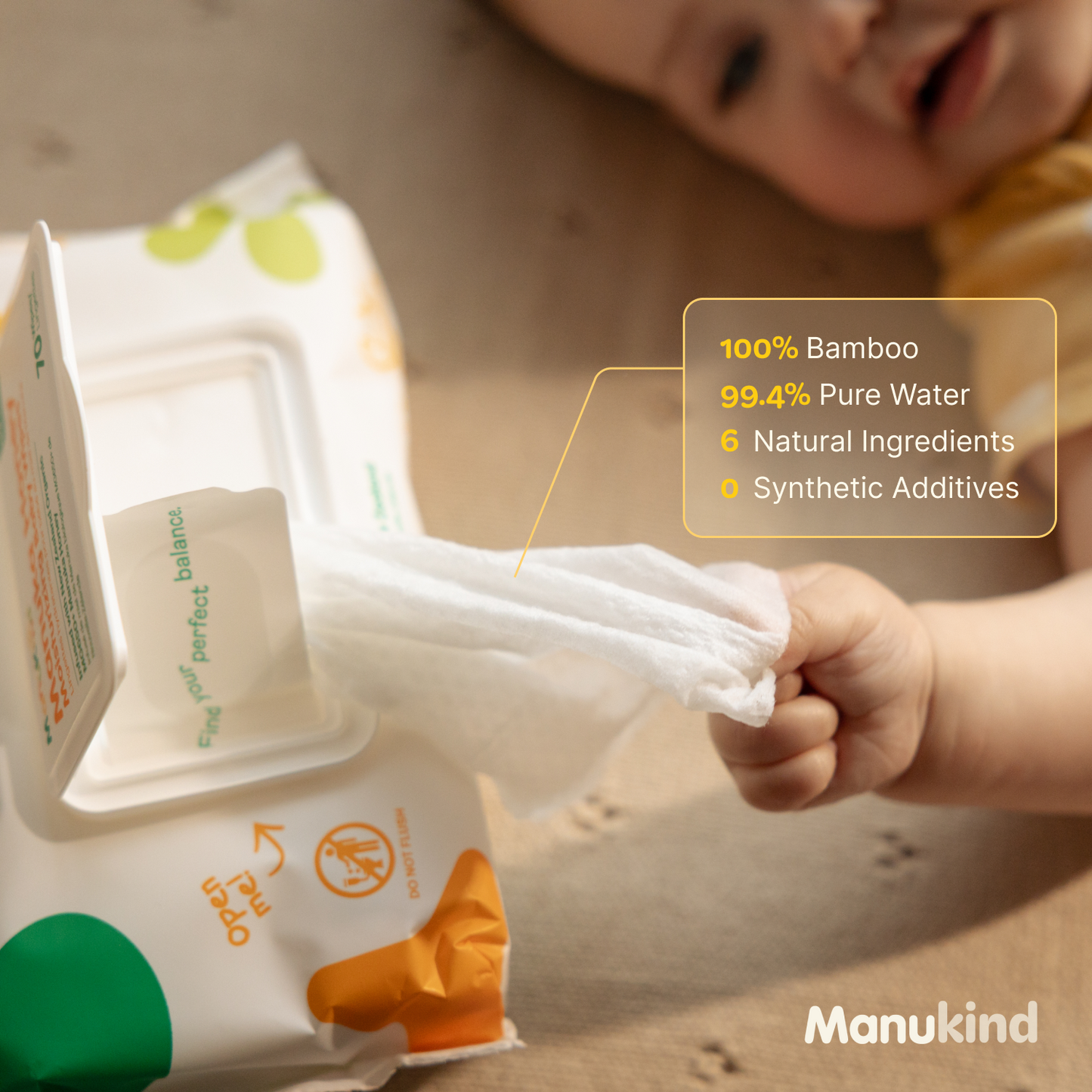 Manukind Goat Milk Baby Wipes