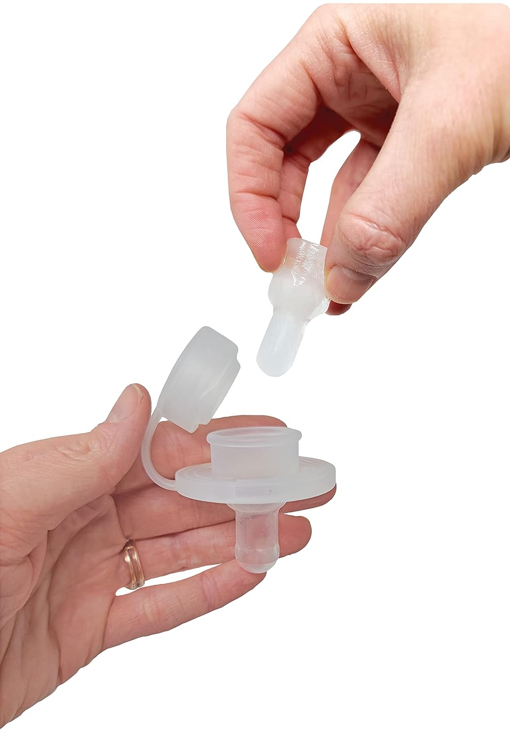 Nippii Original Freezable Teether Pacifier & Ice Cube Tray Bundle BPA